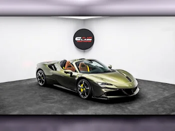 Ferrari  SF90 Spider  2024  Automatic  0 Km  8 Cylinder  All Wheel Drive (AWD)  Convertible  Green