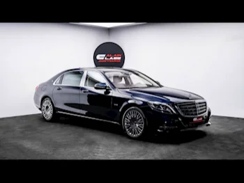 Mercedes-Benz  Maybach  S600  2017  Automatic  43,590 Km  12 Cylinder  Rear Wheel Drive (RWD)  Sedan  Blue