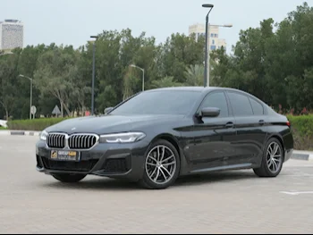 BMW  5-Series  520i  2022  Automatic  36,000 Km  4 Cylinder  Rear Wheel Drive (RWD)  Sedan  Gray  With Warranty