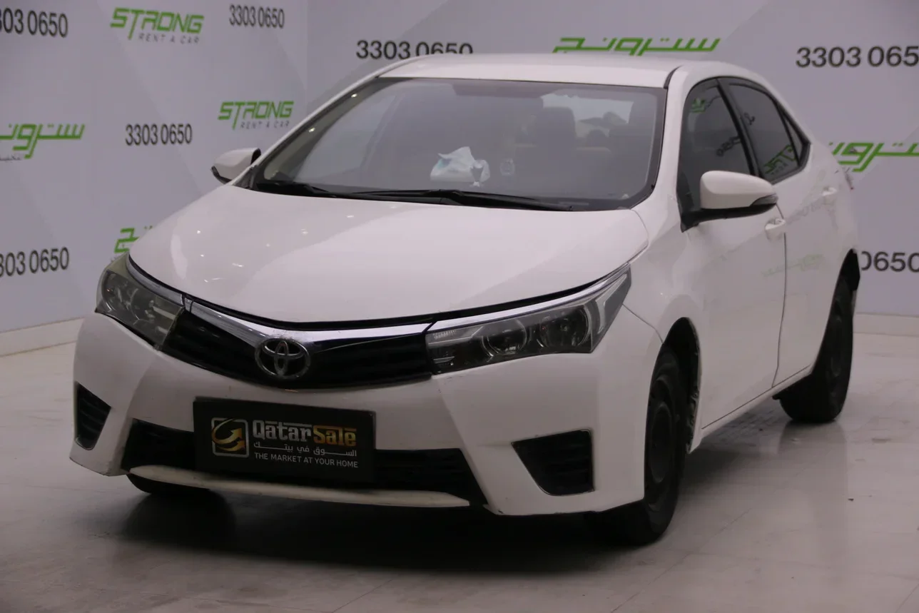 Toyota  Corolla  2015  Automatic  231,000 Km  4 Cylinder  Front Wheel Drive (FWD)  Sedan  White