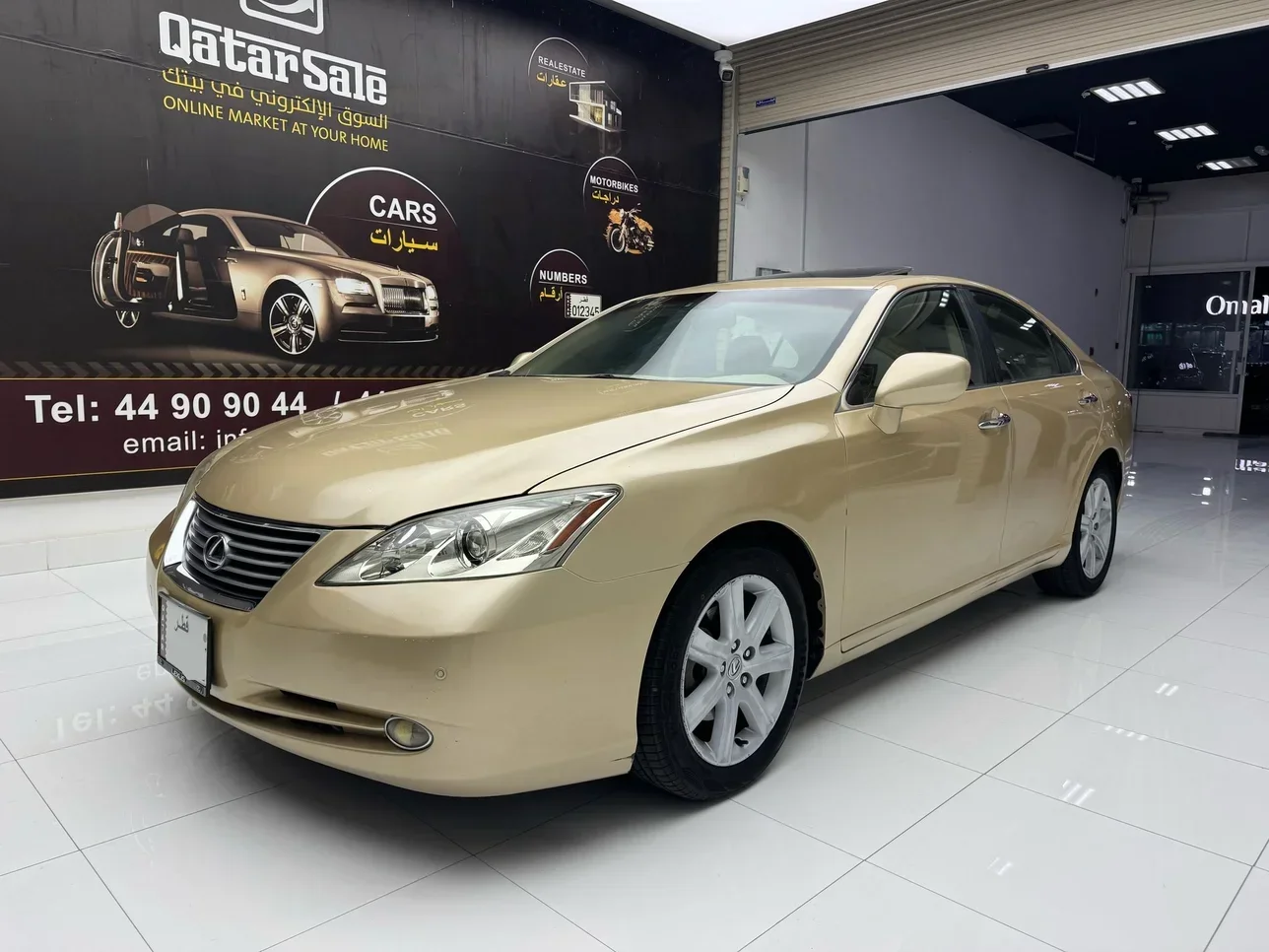 Lexus  ES  350  2008  Automatic  212,000 Km  6 Cylinder  Sedan  Gold