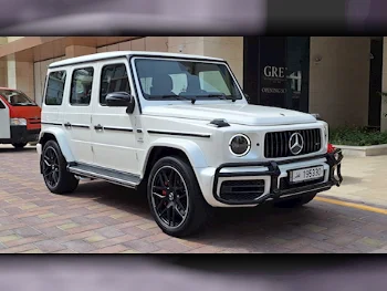 Mercedes-Benz  G-Class  63 AMG  2021  Automatic  110,000 Km  8 Cylinder  Four Wheel Drive (4WD)  SUV  White