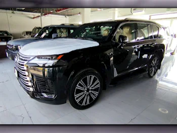 Lexus  LX  600 Luxury  2024  Automatic  0 Km  6 Cylinder  Four Wheel Drive (4WD)  SUV  Black  With Warranty