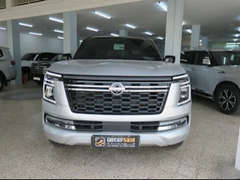 Nissan  Patrol  Platinum turbo  2025  Automatic  2,000 Km  6 Cylinder  Four Wheel Drive (4WD)  SUV  Silver  With Warranty