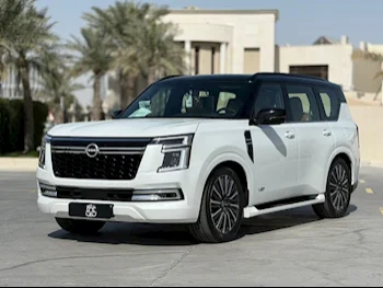 Nissan  Patrol  Platinum  2025  Automatic  0 Km  8 Cylinder  Four Wheel Drive (4WD)  SUV  White  With Warranty