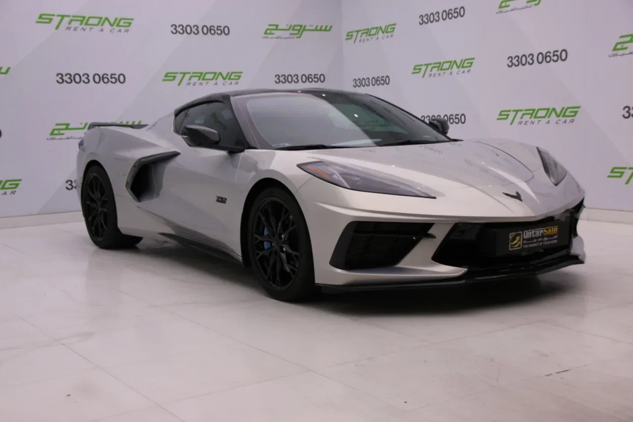 Chevrolet Corvette C8 Silver 2023 For Sale in QAR