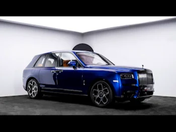 Rolls-Royce  Cullinan  Black Badge  2024  Automatic  1,472 Km  12 Cylinder  Four Wheel Drive (4WD)  SUV  Blue