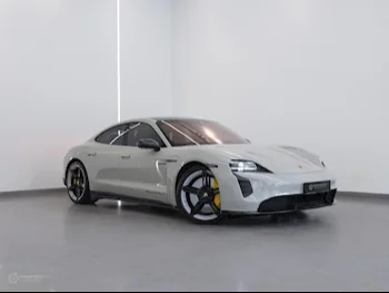  Porsche  Taycan  Turbo S  2021  Automatic  14,000 Km  0 Cylinder  All Wheel Drive (AWD)  Sedan  Gray  With Warranty