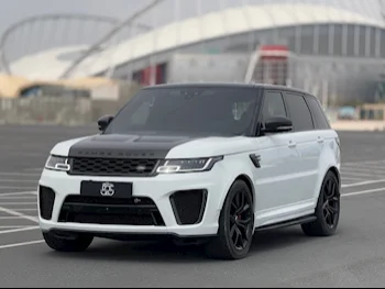 Land Rover  Range Rover  Sport SVR  2018  Automatic  104,000 Km  8 Cylinder  Four Wheel Drive (4WD)  SUV  White