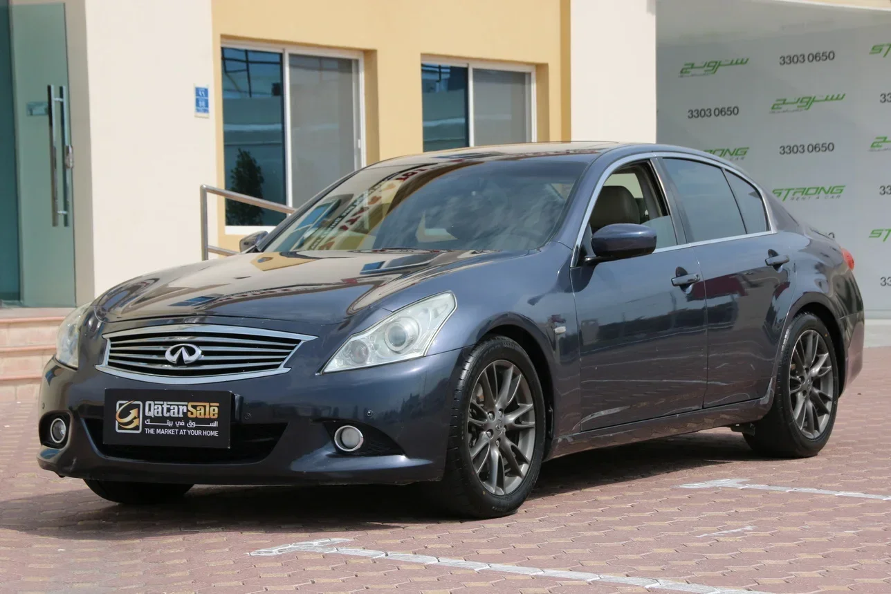  Infiniti  G  25  2013  Automatic  238,000 Km  6 Cylinder  Rear Wheel Drive (RWD)  Sedan  Gray  With Warranty