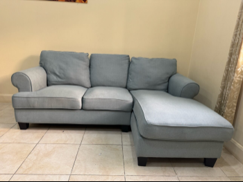 Sofas, Couches & Chairs Home Center  L shape  - Fabric  - Turquoise