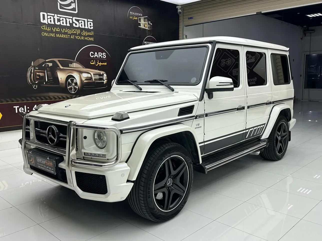 Mercedes-Benz  G-Class  63 AMG  2016  Automatic  128,000 Km  8 Cylinder  Four Wheel Drive (4WD)  SUV  White
