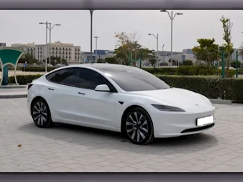 Tesla  Model 3  Long Range  2024  Automatic  19,000 Km  0 Cylinder  Four Wheel Drive (4WD)  Sedan  White  With Warranty