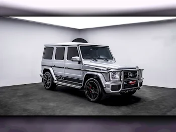 Mercedes-Benz  G-Class  63 AMG  2016  Automatic  169,395 Km  8 Cylinder  Four Wheel Drive (4WD)  SUV  Silver