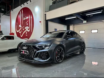 Audi  RS  3  2024  Automatic  6,000 Km  5 Cylinder  All Wheel Drive (AWD)  Sedan  Gray Matte  With Warranty