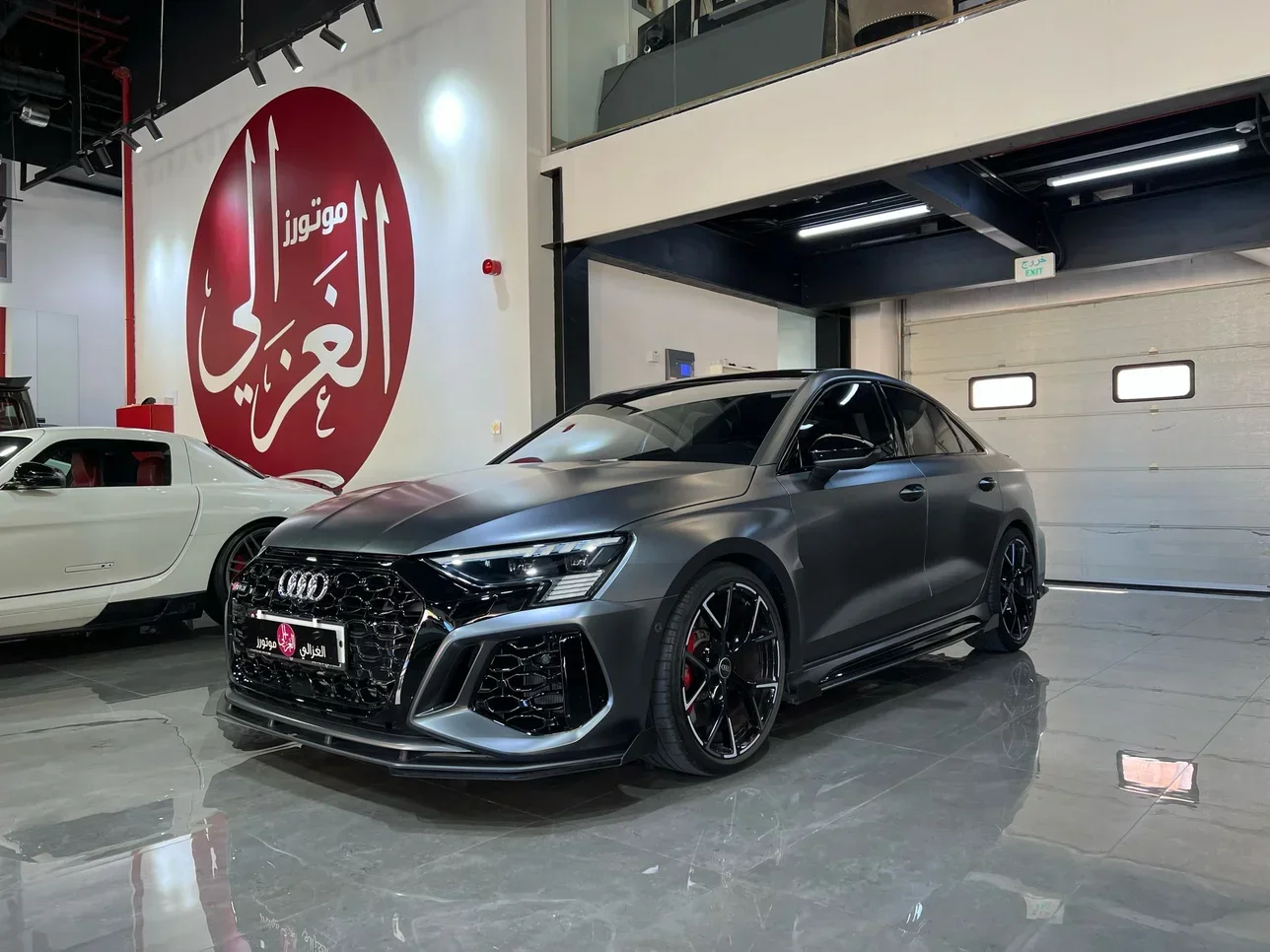 Audi  RS  3  2024  Automatic  6,000 Km  5 Cylinder  All Wheel Drive (AWD)  Sedan  Gray Matte  With Warranty