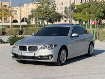 BMW  5-Series  520i  2014  Automatic  125,000 Km  4 Cylinder  Rear Wheel Drive (RWD)  Sedan  Silver