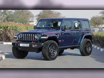 Jeep  Wrangler  Rubicon  2025  Automatic  0 Km  4 Cylinder  Four Wheel Drive (4WD)  SUV  Blue  With Warranty