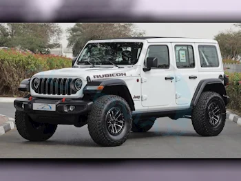 Jeep  Wrangler  Rubicon  2024  Automatic  0 Km  6 Cylinder  Four Wheel Drive (4WD)  SUV  White  With Warranty