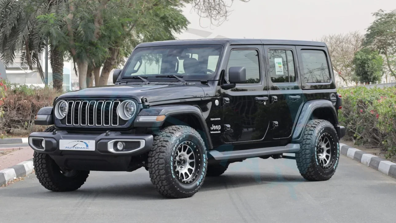 Jeep  Wrangler  Sahara  2024  Automatic  0 Km  4 Cylinder  Four Wheel Drive (4WD)  SUV  Black  With Warranty