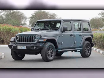 Jeep  Wrangler  Sport Plus  2025  Automatic  0 Km  4 Cylinder  Four Wheel Drive (4WD)  SUV  Gray  With Warranty