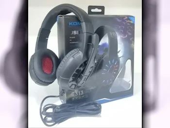 Headset And Speakers - Black  - With Microphone