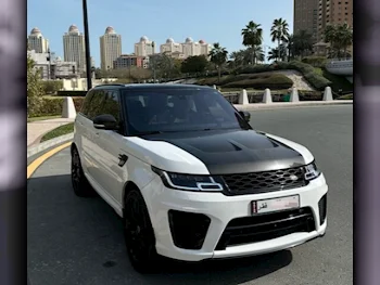 Land Rover  Range Rover  Sport SVR  2016  Automatic  114,500 Km  8 Cylinder  Four Wheel Drive (4WD)  SUV  White