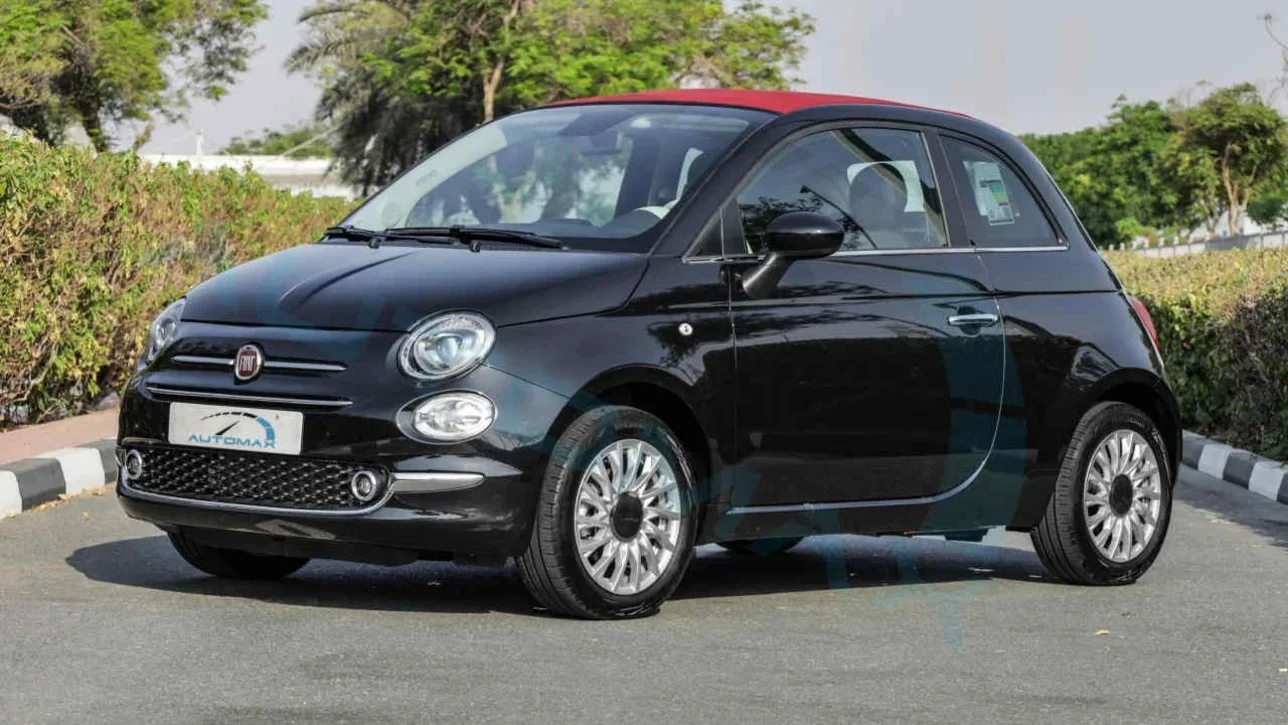 Fiat  500  2024  Automatic  0 Km  4 Cylinder  Front Wheel Drive (FWD)  Convertible  Black  With Warranty