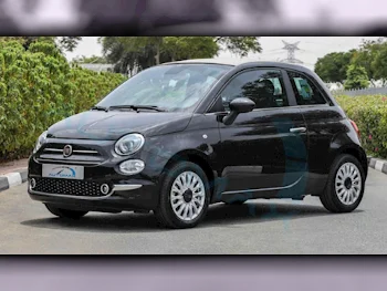 Fiat  500  2024  Automatic  0 Km  4 Cylinder  Front Wheel Drive (FWD)  Convertible  Black  With Warranty