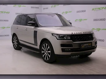 Land Rover  Range Rover  Vogue  2016  Automatic  102,000 Km  8 Cylinder  Four Wheel Drive (4WD)  SUV  Gold