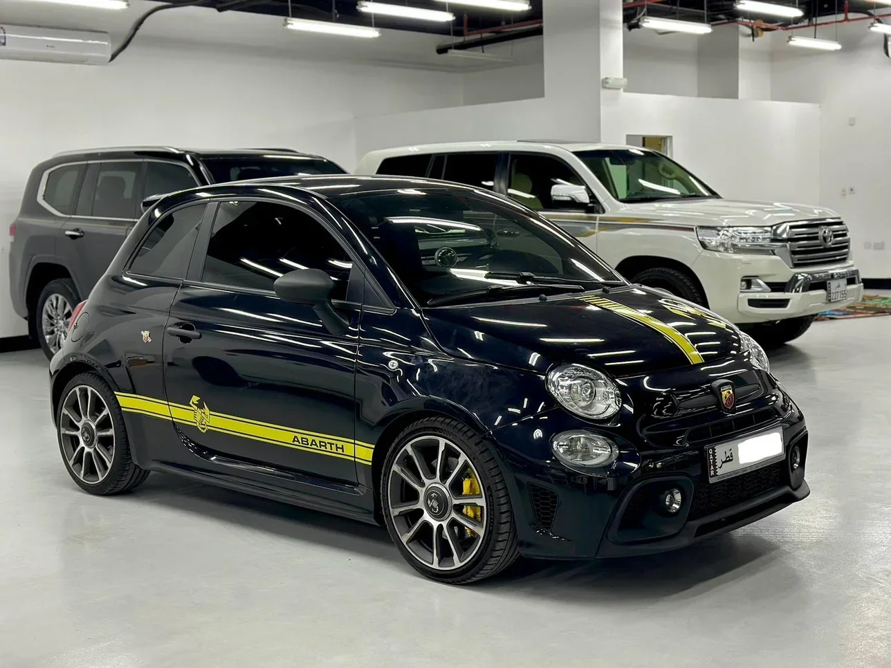 Fiat 695 Abarth Black 2023 For Sale in QAR