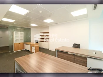 Commercial Offices - Semi Furnished  - Doha  - West Bay