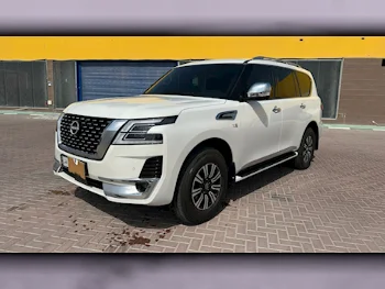 Nissan  Patrol  LE  2024  Automatic  2,000 Km  8 Cylinder  Four Wheel Drive (4WD)  SUV  White  With Warranty