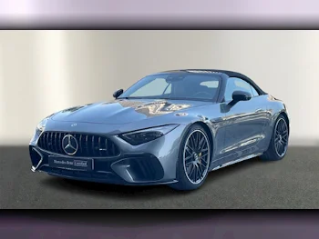 مرسيدس - بنز  اس ال  55 AMG  2023  اوتوماتيك  3,000 كم  6 سلندر  دفع رباعي  كشف  رمادي  تحت الضمان