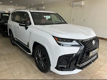  Lexus  LX  600 F Sport  2024  Automatic  0 Km  6 Cylinder  Four Wheel Drive (4WD)  SUV  White  With Warranty