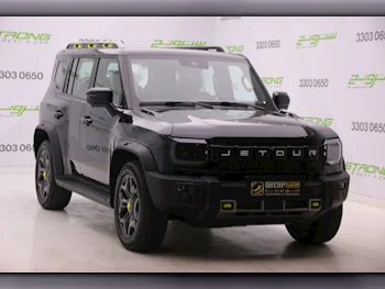 Jetour  T2  2025  Automatic  7,624 Km  4 Cylinder  Four Wheel Drive (4WD)  SUV  Black  With Warranty