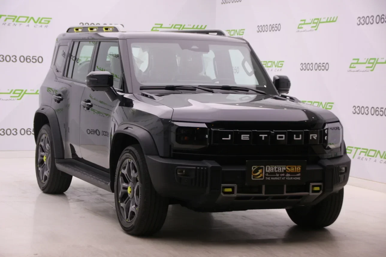 Jetour  T2  2025  Automatic  7,624 Km  4 Cylinder  Four Wheel Drive (4WD)  SUV  Black  With Warranty