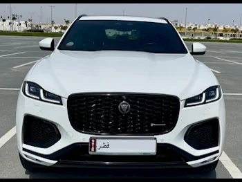 Jaguar  F-Pace  R Sport  2021  Automatic  40,500 Km  4 Cylinder  Four Wheel Drive (4WD)  SUV  White  With Warranty