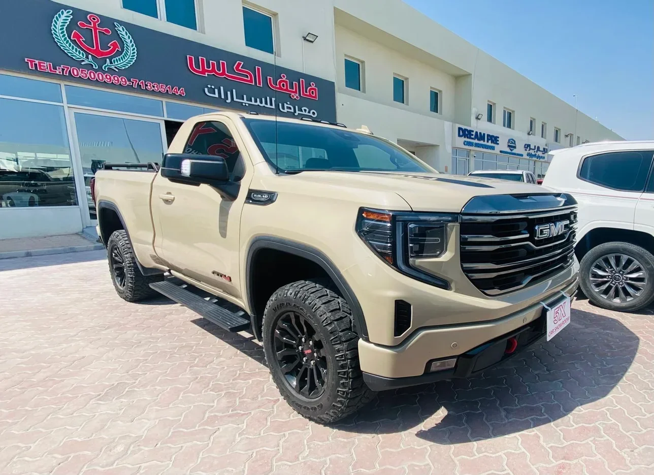 GMC  Sierra  AT4  2023  Automatic  48,000 Km  8 Cylinder  Four Wheel Drive (4WD)  Pick Up  Beige  With Warranty