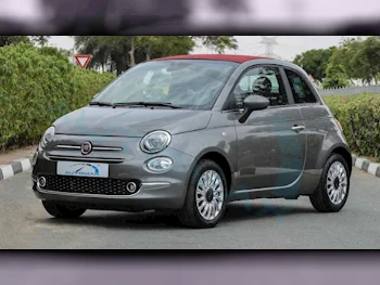 Fiat  500  2024  Automatic  0 Km  4 Cylinder  Front Wheel Drive (FWD)  Convertible  Gray  With Warranty