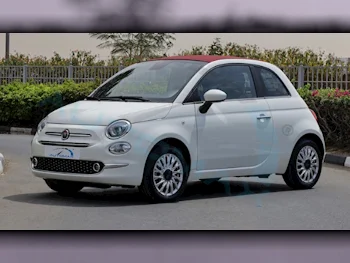 Fiat  500  2024  Automatic  0 Km  4 Cylinder  Front Wheel Drive (FWD)  Convertible  White  With Warranty