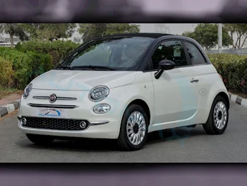 Fiat  500  2024  Automatic  0 Km  4 Cylinder  Front Wheel Drive (FWD)  Convertible  White  With Warranty