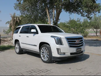 Cadillac  Escalade  2018  Automatic  151,000 Km  8 Cylinder  Four Wheel Drive (4WD)  SUV  White