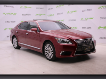 Lexus  LS  600 HL  2015  Automatic  150,000 Km  8 Cylinder  Rear Wheel Drive (RWD)  Sedan  Red