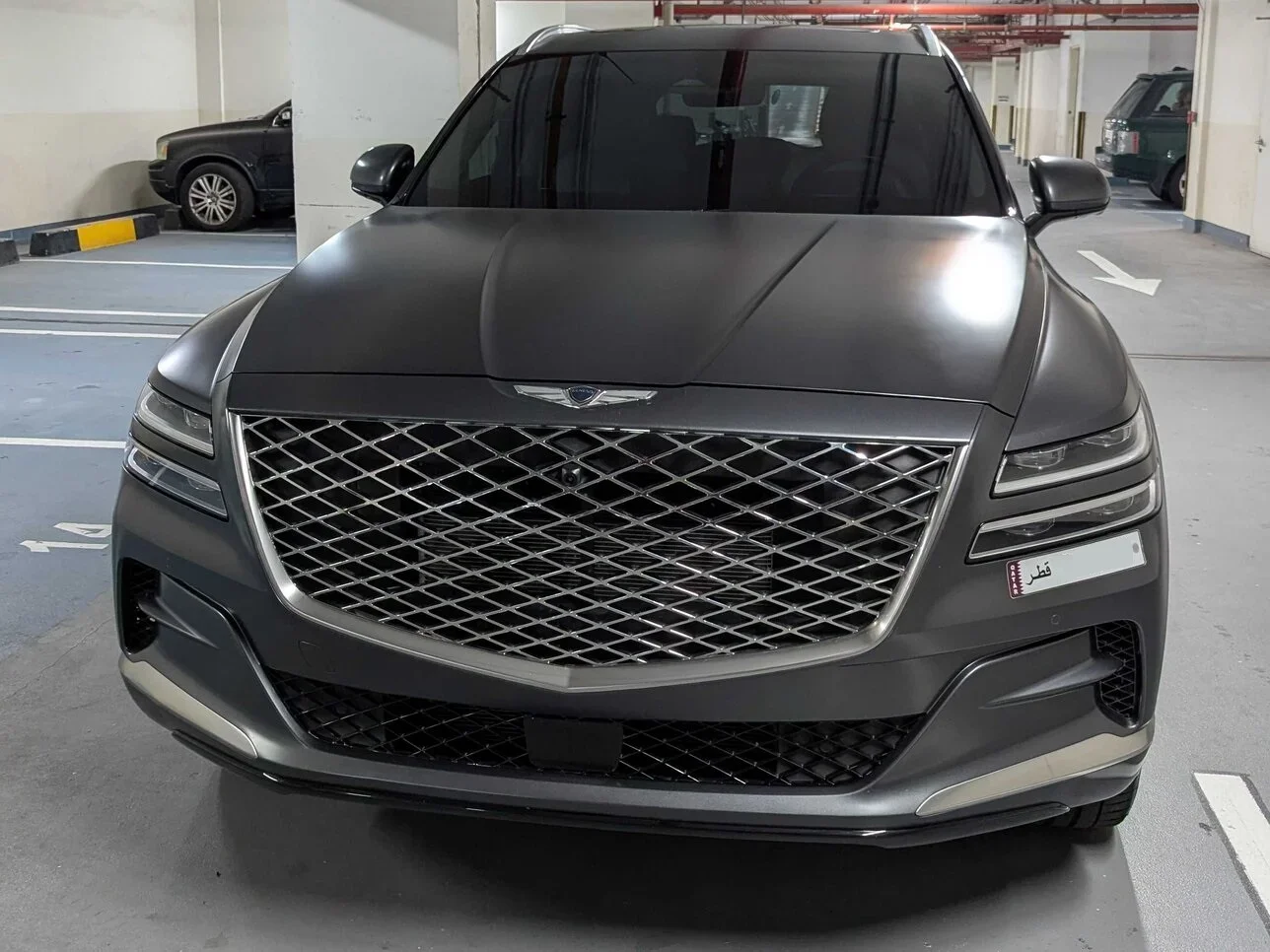 Genesis  GV 80  2022  Automatic  52,000 Km  6 Cylinder  Four Wheel Drive (4WD)  SUV  Gray Matte  With Warranty