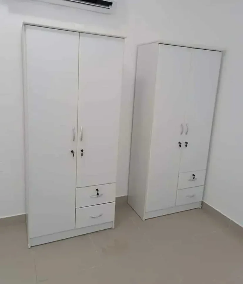 خزائن ودواليب الملابس والزينة - دوحة فيرنيتشر  - خزائن  - أبيض