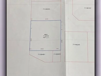 Lands For Sale in Umm Salal  - Al Kharaitiyat  -Area Size 1,637 Square Meter