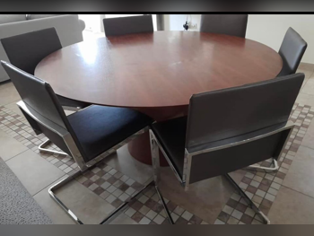 Dining Table with Chairs  - The One  - Brown  - 6 Seats