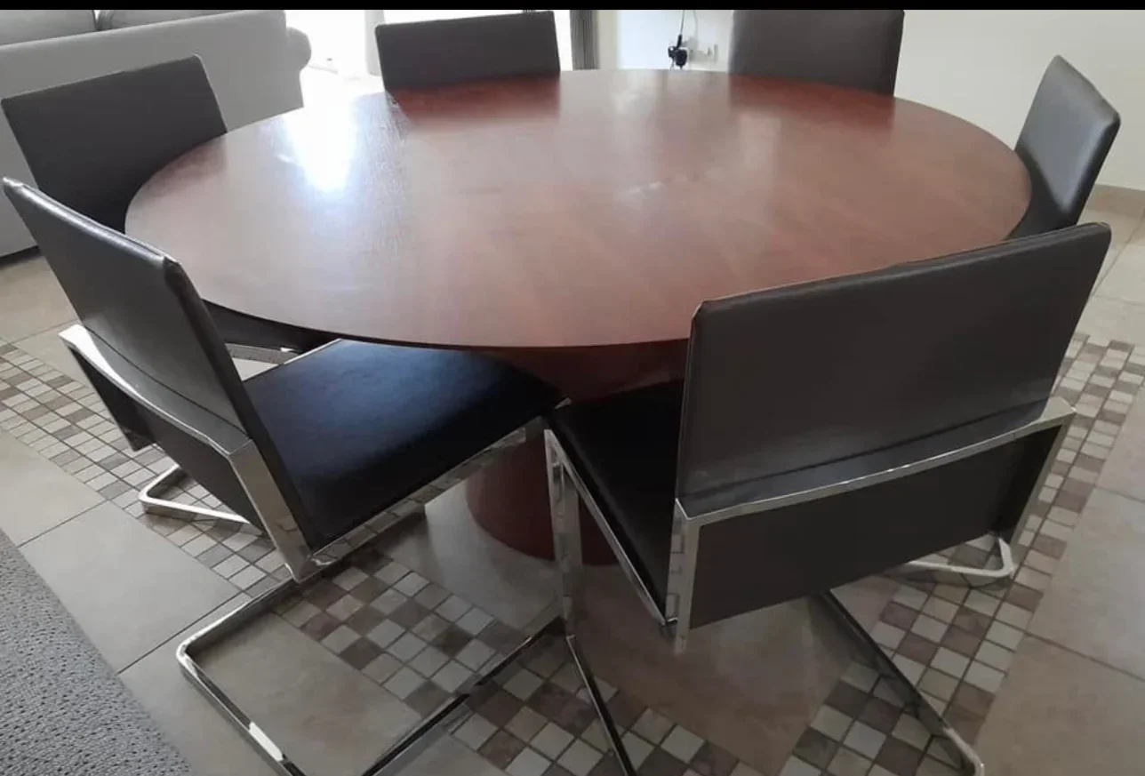 Dining Table with Chairs  - The One  - Brown  - 6 Seats