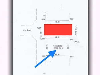 Lands For Sale in Al Daayen  - Sumaysimah  -Area Size 1,200 Square Meter